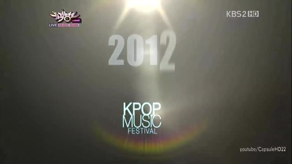 (hd) Tvxq, B2st, F (x), Wonder Girls, Infinite, (...) - Music Bank in Hong Kong (15.06.2012)