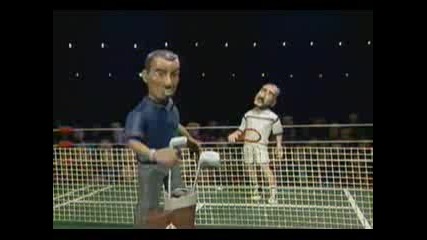 Celebrity Deathmatch Agassi Vs. Woods