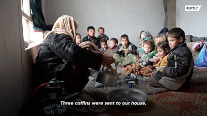 70 year old grandmother single-handedly looks after 17 children in Afghanistan