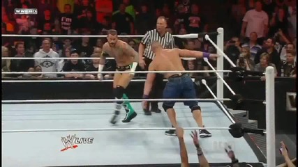 Cena hit with metal key + Go To Sleep on Cm Punk