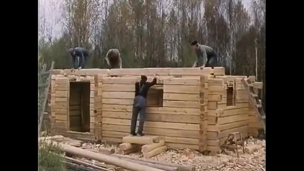 Изграждане на традиционна финландска къща от дърво