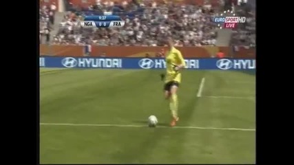 Женски футбол- Нигерия- Франция,световно първенство 2011,част 1