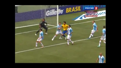 Argentina vs Brazil 2-3 Hulk 71'
