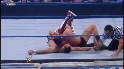 Beautiful Disaster on Daniel Bryan in the top rope