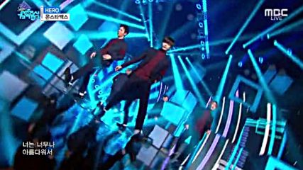 90.1212-1 Monsta X - Hero, Show Music Core E483 (121215)