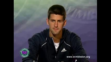 Wimbledon 2008 : Джокович след загубата от Сафин