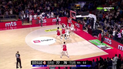 Баскетбол: Сърбия - Турция 77:76 /репортаж/