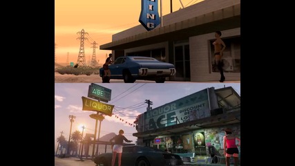 Grand Theft Auto 5 (gta V) vs Grand Theft Auto San Andreas-gta 5 vs Gta Sa