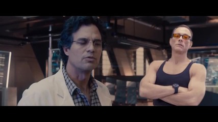 Трейлъра на Отмъстителите: Ерата на Ултрон (2015) с монтиран Жан - Клод Ван Дам