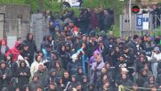 Десетки фенове  на Локо Пд изпълниха зоната за гости на "Арена Арда"