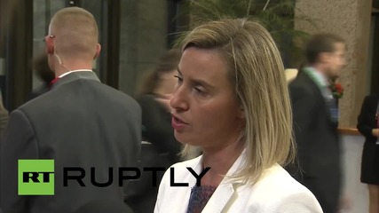Belgium: Mogherini and Juncker talk helping refugees in Africa and Syria