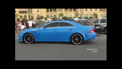 Matte Blue Mercedes Benz Cls55 Amg Asma Drive Bys