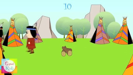 Ten Little Indians - Popular Nursery Rhymes