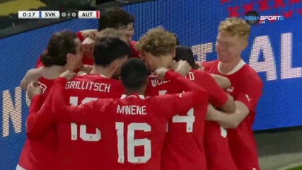 Австрия откри срещу Словакия с феноменален гол още в седмата секунда