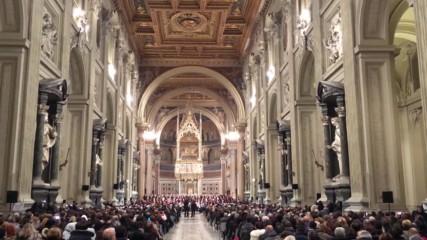 Коледен концерт в Рим