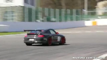 Porsche 997 Gt3 Rs Mk Ii sound + accelerating - Porsche Days 2010 