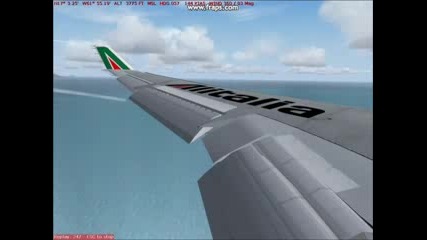 Md - 11 flight to V.c. Bird airport Antigua 