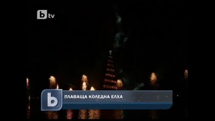 Грейна най-голямата плаваща коледна елха в Бразилия