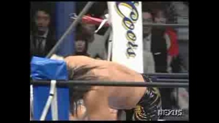 Hiroshi Tanahashi Vs. Shinsuke Nakamura - New Japan Pro Wrestling 02/15/09