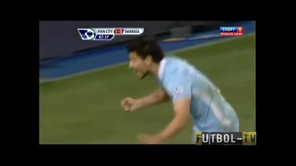 Manchester city Swansea 4-0 15. 08. 2011