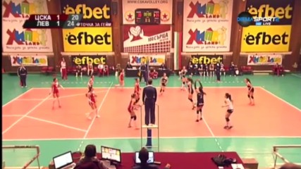 ВК ЦСКА - ВК Левски 3:2 /20:25, 25:18, 20:25 25:20, 15:9/
