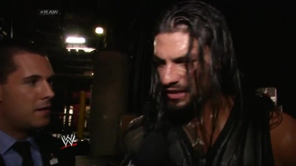 Roman Reigns Supreme - Raw Fallout - June 16, 2014