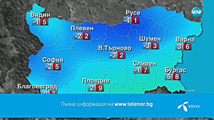 Прогноза за времето (04.12.2018 - централна емисия)