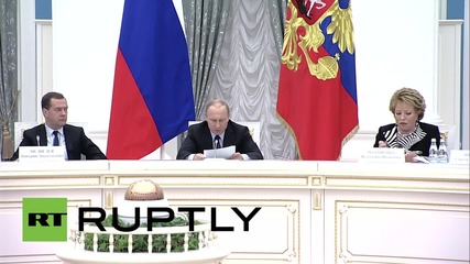 Russia: Putin reviews Russia's socioeconomic growth in relation to his 'May Decrees'