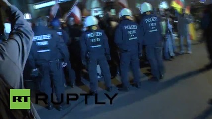 Germany: NPD march in Berlin countered by hundreds of left-wing activists