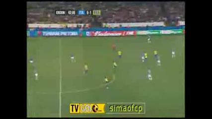 Italy 0:3 Brazil Fifa Confederations Cup 2009