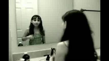 Creepy Grudge Ghost Girl in the Mirror