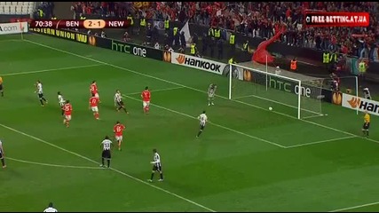 Benfica - Newcastle U. 3-1