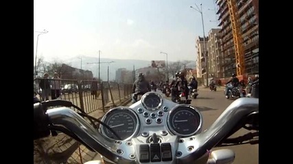 Откриване мото сезон 2012 - шествие Александър Невски - Бояна - 2 част