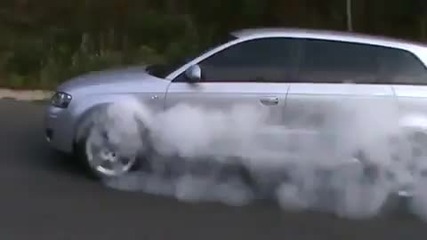Audi S-line Burnout