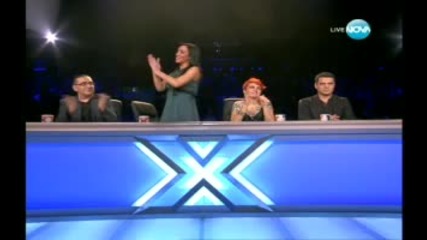 X Factor Bulgaria Bogomil (lady Gaga) Bad Romans 22.11.2011