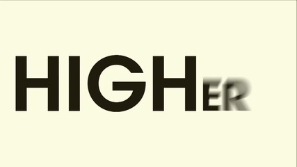 Taio Cruz Feat. Kylie - Higher - [ Official Lyrics Video - H D ]