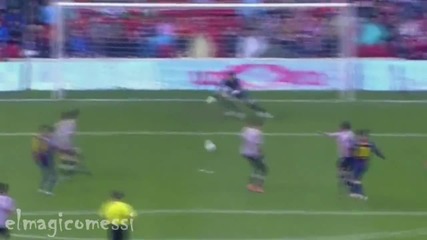 Уникален гол на Меси срещу Атлетик Билбао