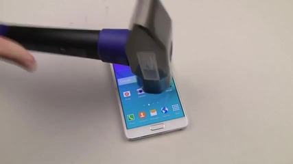 Samsung Galaxy Note 4 Hammer & Knife Test