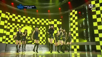 S N S D - Intro + Mr. Taxi ( 15-12-2011 Mnet M!countdown )