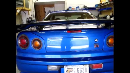 Top Speed Autosport Hks Hi-power Exhaust Nissan Gtr R34