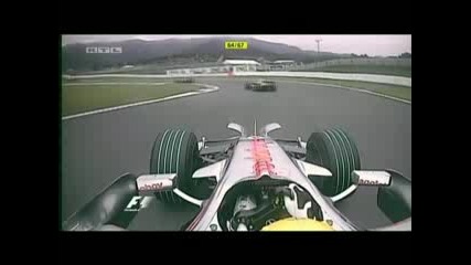 F1 - Massa And Hamilton Accident