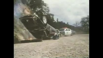 Hot Rod (1979) Car Chase With Crash