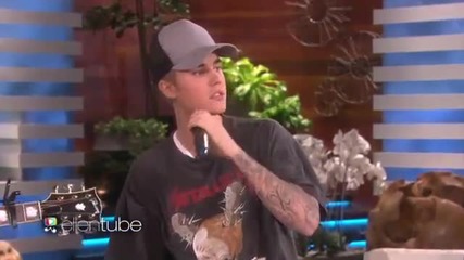 Justin Bieber говори за Selena Gomez в предаването на Ellen и изпълнява акустичната версия на Sorry