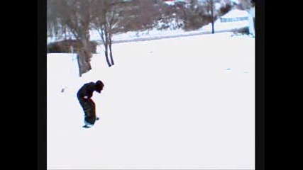Snowboarding Goth Boy