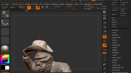 Мащабиране на обекти в Zbrush