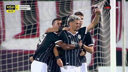 Goal by PFC Lokomotiv Plovdiv