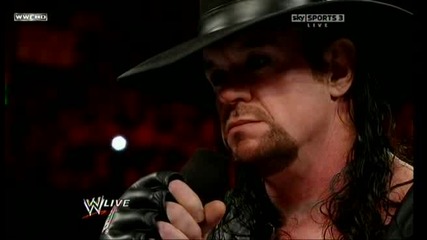 Сегмент м/у Гробаря и Шон Майкълс. | Raw 8/03/10 |