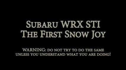 Субару Wrx Sti на сняг