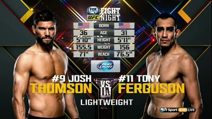Josh Thomson vs Tony Ferguson (ufc Fight Night 71, 15.05.2015)