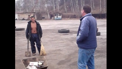 човека количка